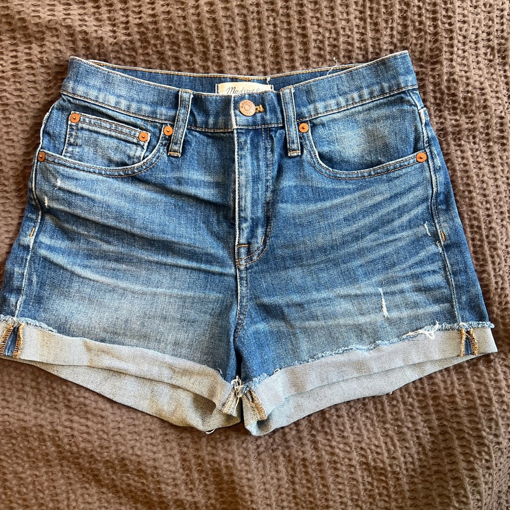 Madewell High Rise Denim Shorts
